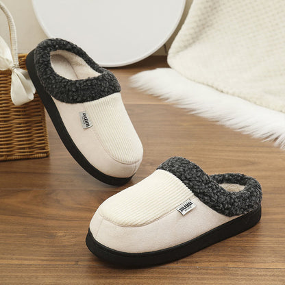 Plus Size Vertical Stripes Slippers