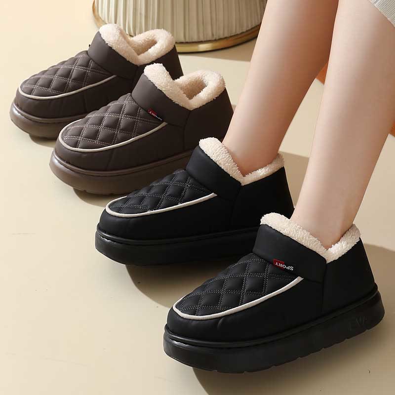 Plusock Plus Size Grid Slippers - image 1