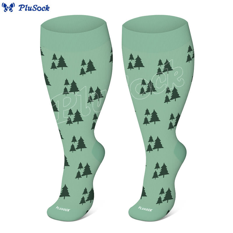 Plus Size Cute Compression Socks(3 Pairs)