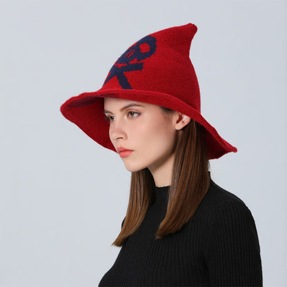 Halloween Poison Dart Skull Witch Hat