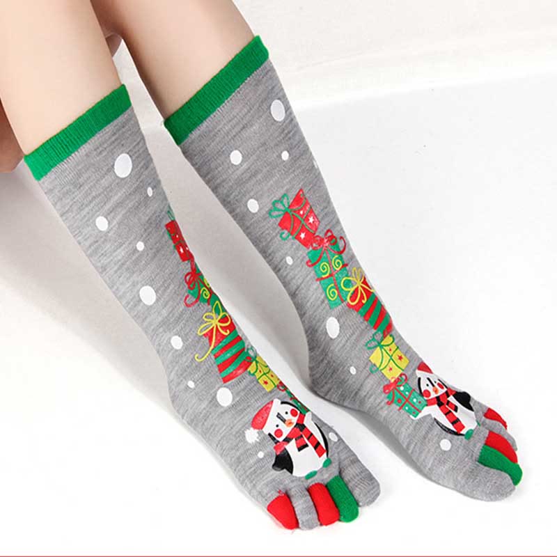 Plus Size Christmas Alignment Crew Socks(2 Pairs)
