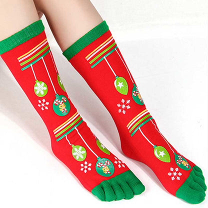 Plus Size Christmas Alignment Crew Socks(2 Pairs)