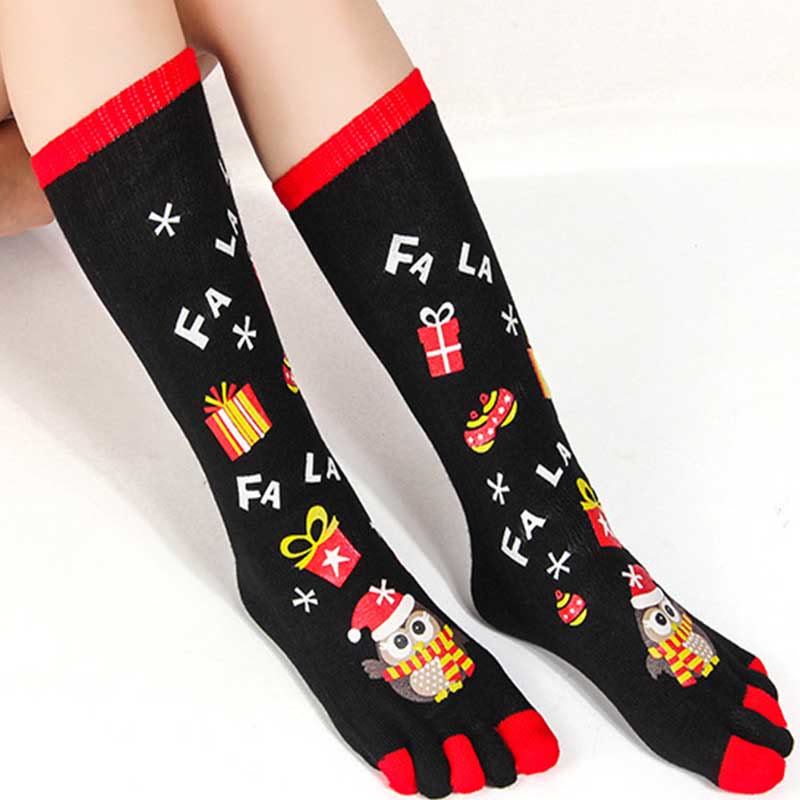 Plus Size Christmas Alignment Crew Socks(2 Pairs)