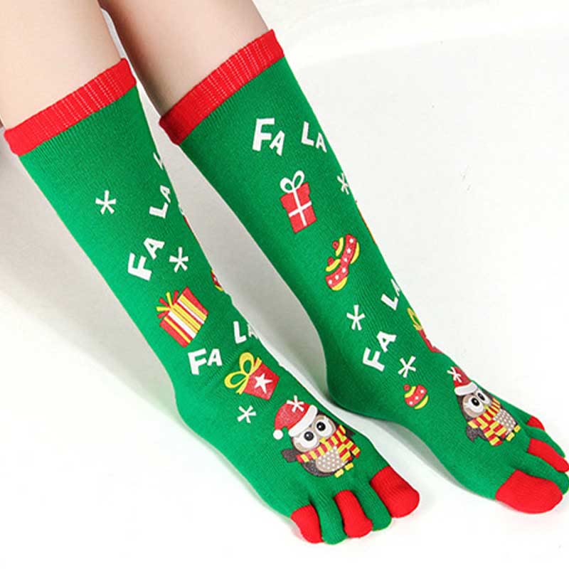 Plus Size Christmas Alignment Crew Socks(2 Pairs)
