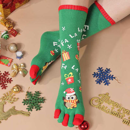 Plus Size Christmas Alignment Crew Socks(2 Pairs)