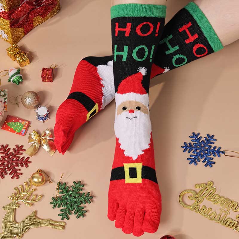 Plus Size Christmas Alignment Crew Socks(2 Pairs)