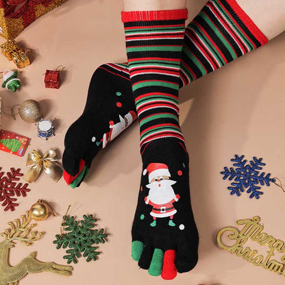 Plus Size Christmas Alignment Crew Socks(2 Pairs)