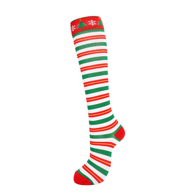 Plusock Christmas Cute Pattern Compression Socks(6 Pairs) - image 11