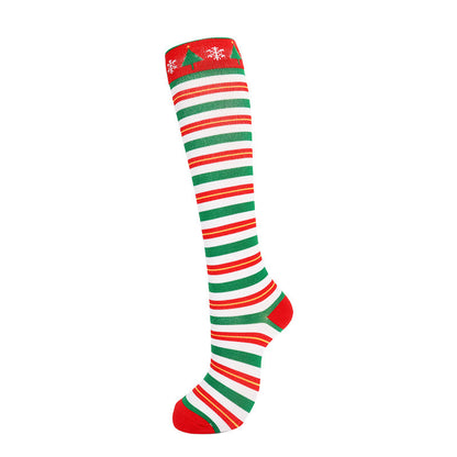Plusock Christmas Cute Pattern Compression Socks(6 Pairs) - image 11