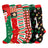 Plusock Christmas Cute Pattern Compression Socks(6 Pairs) - Multicolor - S/M - image 0