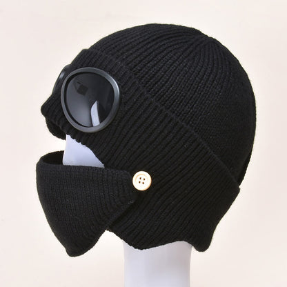Plusock Masks Beanie Hat Warmer - Black - One Size - image 7