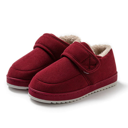 Plusock Plus Size Winter Indoor Slippers - Wine - EU44-45(US10-11) - image 10