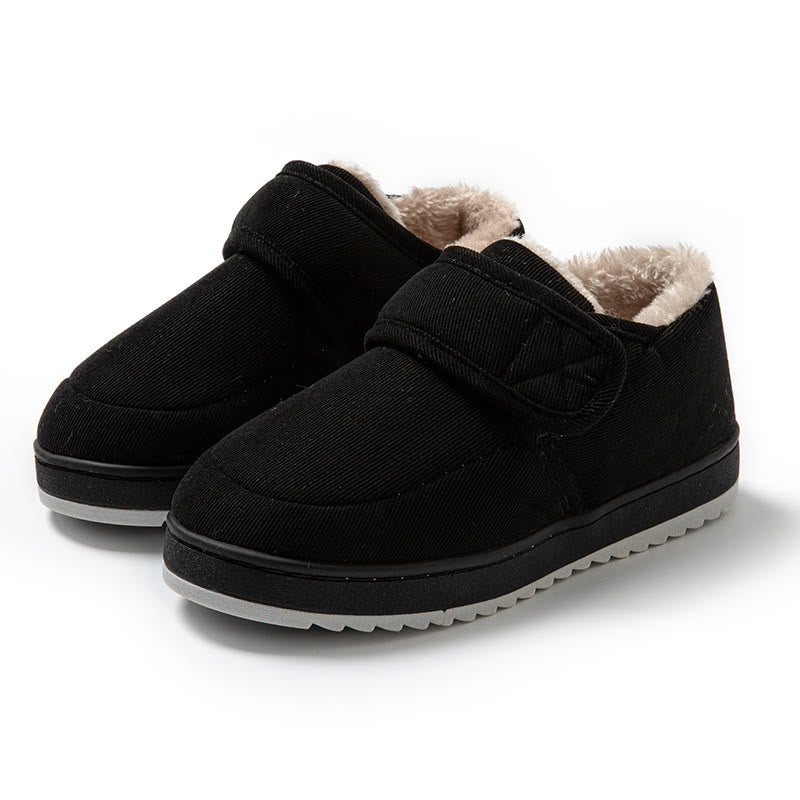 Plusock Plus Size Winter Indoor Slippers - Black - EU44-45(US10-11) - image 9
