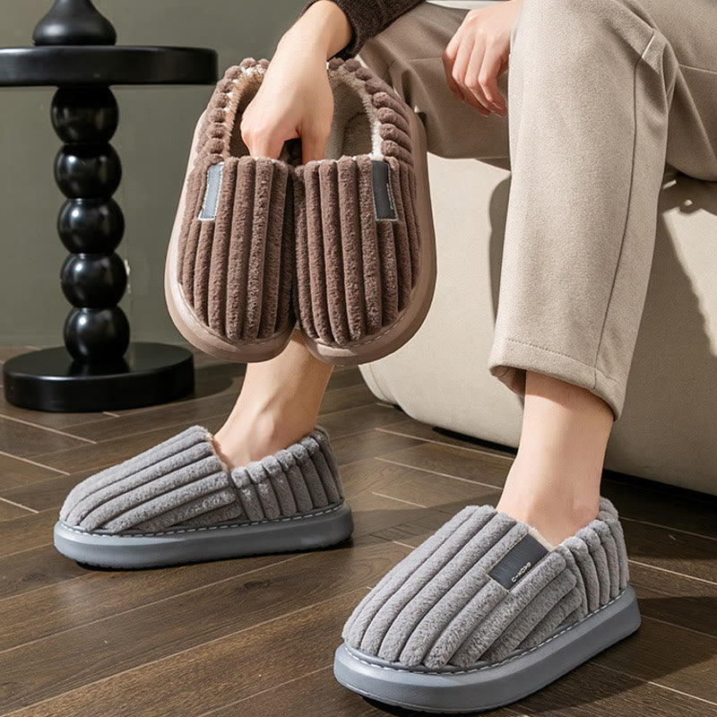 Plus Size Winter Plush Slippers