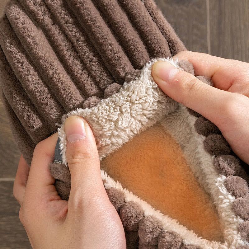 Plus Size Winter Plush Slippers