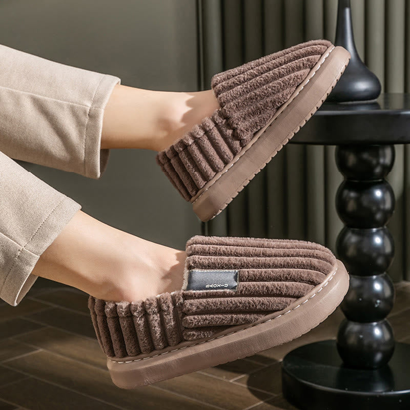 Plus Size Winter Plush Slippers