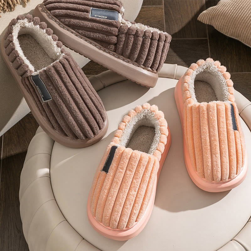 Plus Size Winter Plush Slippers