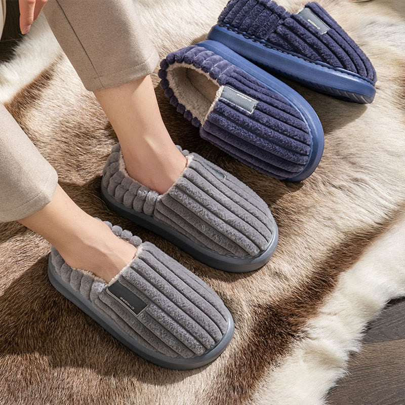 Plus Size Winter Plush Slippers