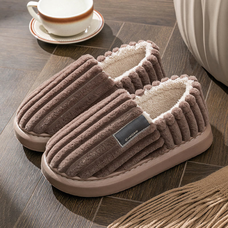 Plus Size Winter Plush Slippers