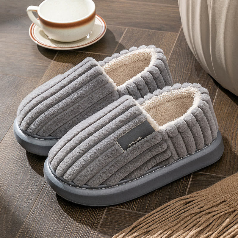 Plus Size Winter Plush Slippers