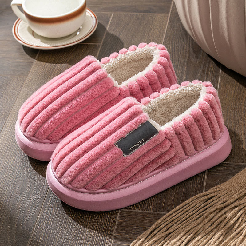 Plus Size Winter Plush Slippers