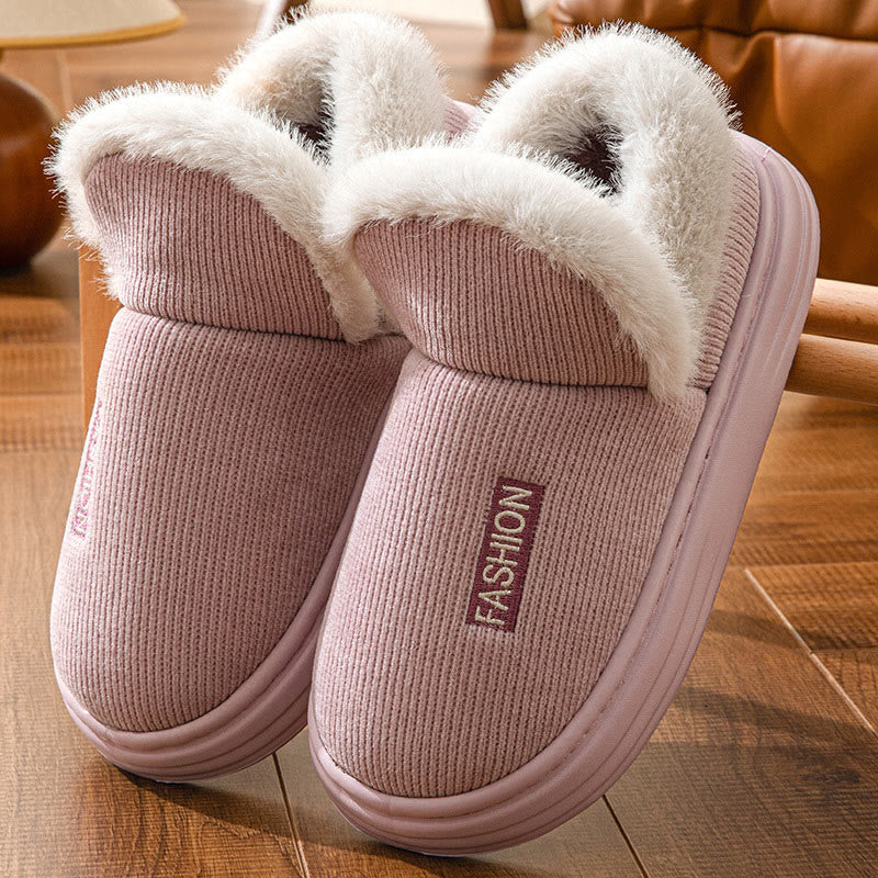 Plus Size Skin Friendly Warm Slippers