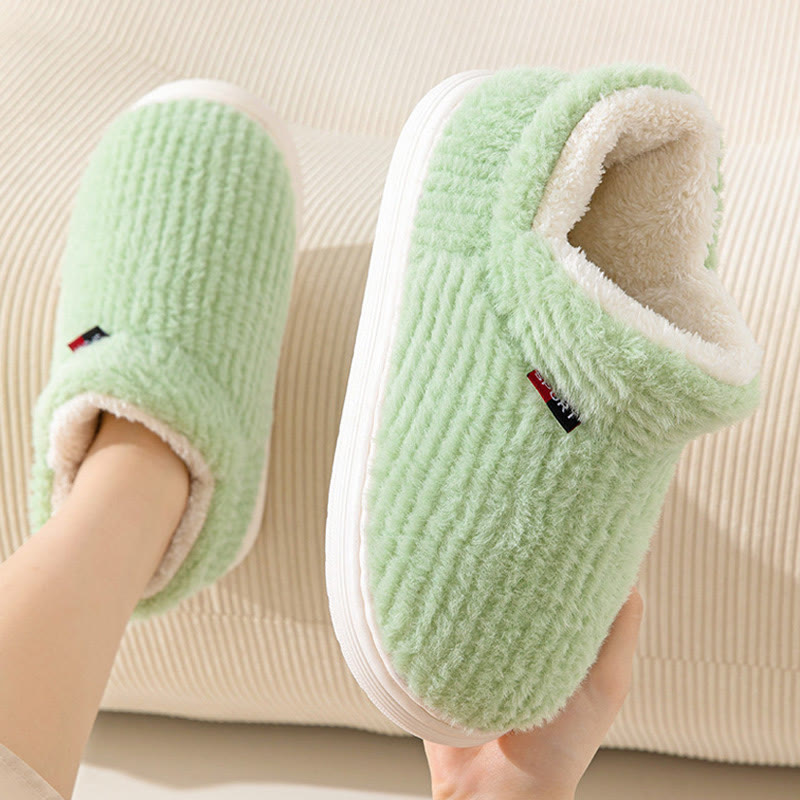 Plus Size Comfortable Candy Color Slippers