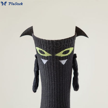 Plus Size Ghost Magnetic Attraction Quarter Socks(2 Pairs)