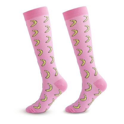 Plusock Animal Fruit Knee High Compression Socks(6 Pairs) - image 8