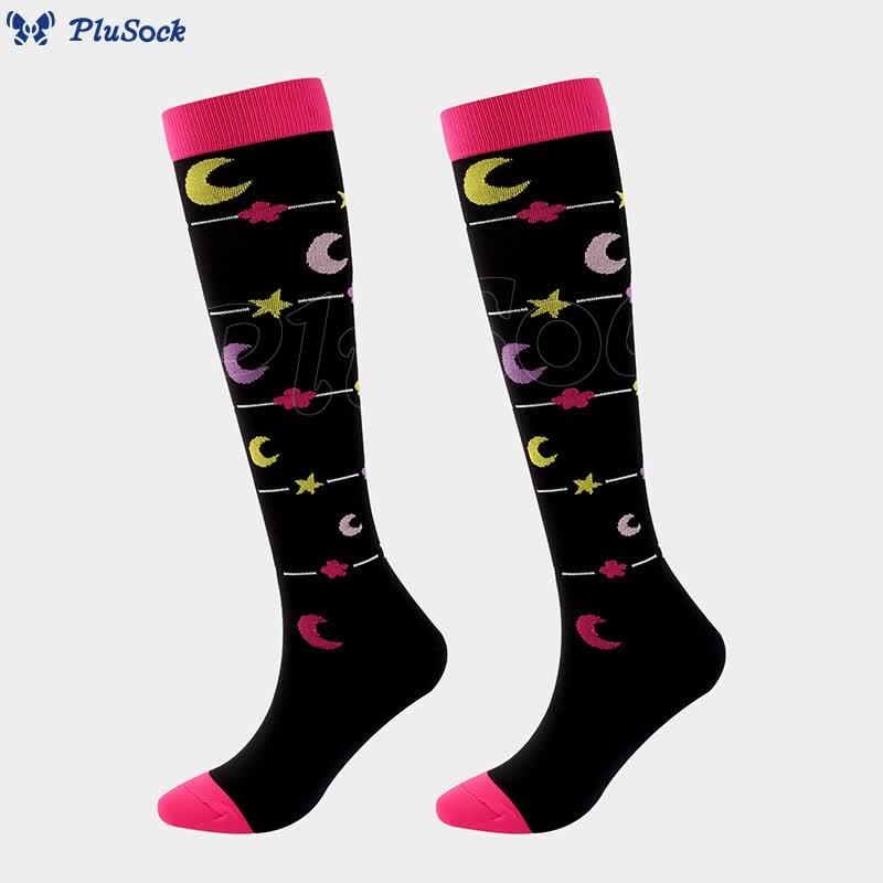 Cute Fashion Sports Compression Socks(7 Pairs)