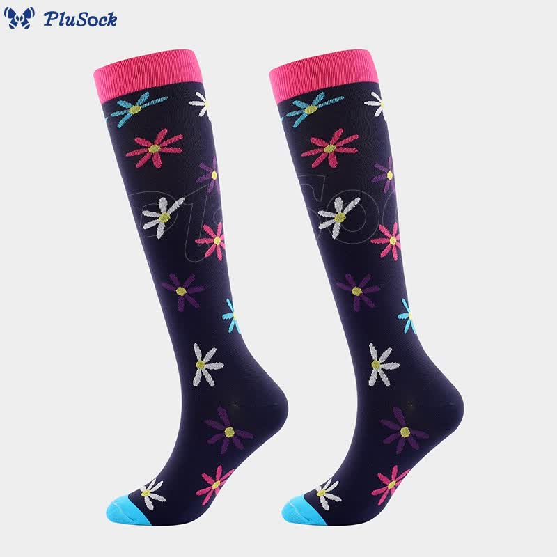 Cute Fashion Sports Compression Socks(7 Pairs)