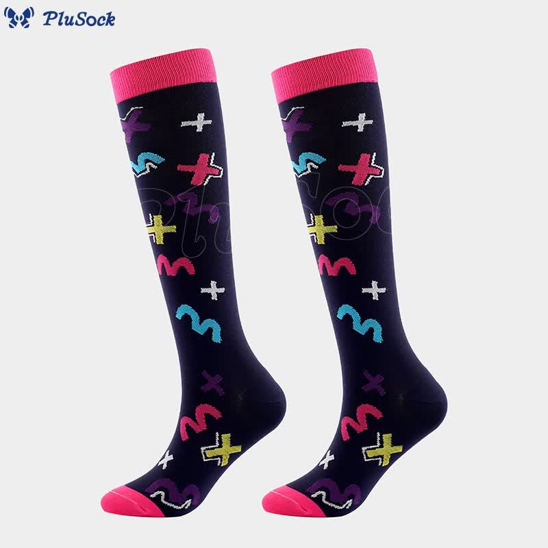 Cute Fashion Sports Compression Socks(7 Pairs)