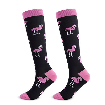 Plusock Animal Fruit Knee High Compression Socks(6 Pairs) - image 12