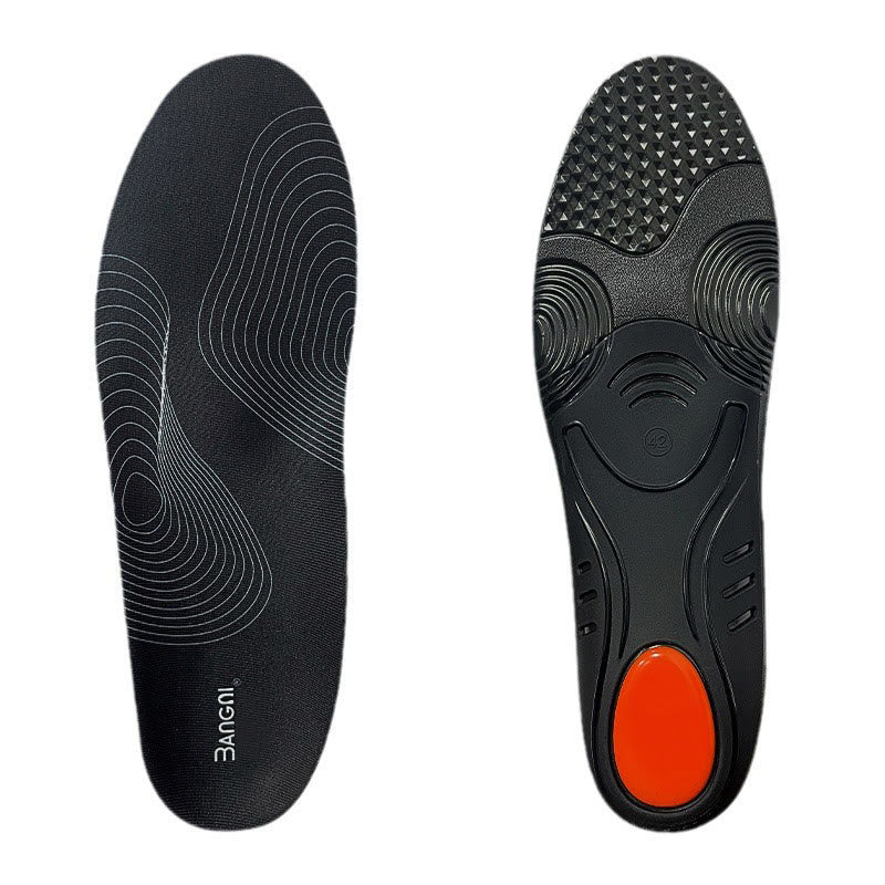 Plusock Plus Size Pain Relief Shoe Insoles - Black - US 11 - image 6