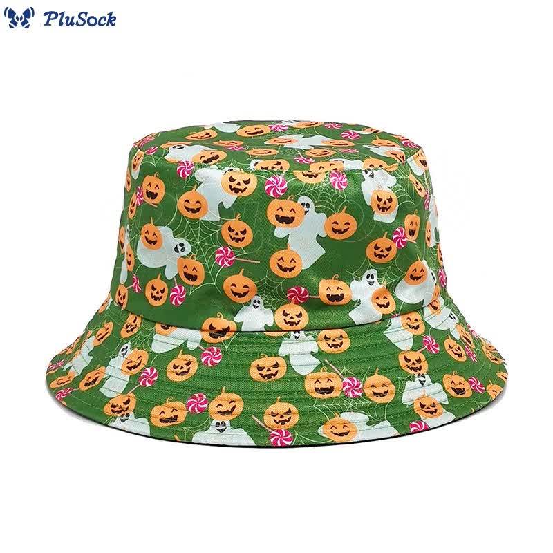 Plus Size Green Pumpkin Bucket Hat