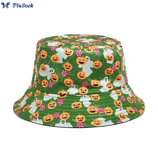 Plus Size Green Pumpkin Bucket Hat