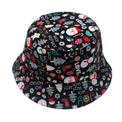 Plus Size Christmas Elements Bucket Hat
