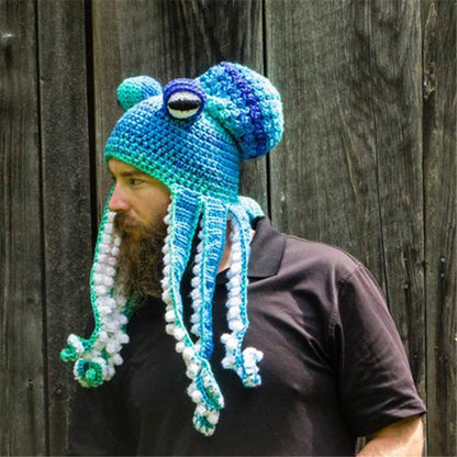 Plusock Plus Size Funny Octopus Beanie