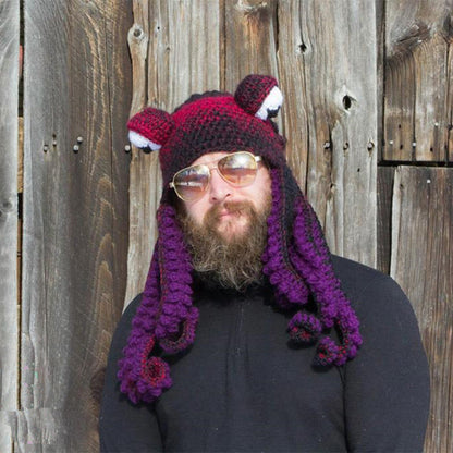 Plusock Plus Size Funny Octopus Beanie