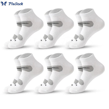 Plus Size Cycling Quarter Compression Socks(6 Pairs)