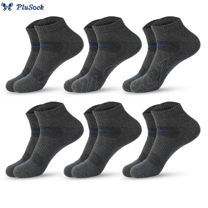 Plus Size Cycling Quarter Compression Socks(6 Pairs)