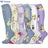 Plusock Flower Style Compression Socks(6 Pairs)