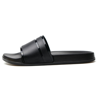 Plus Size Non Slip Solid Color Slides
