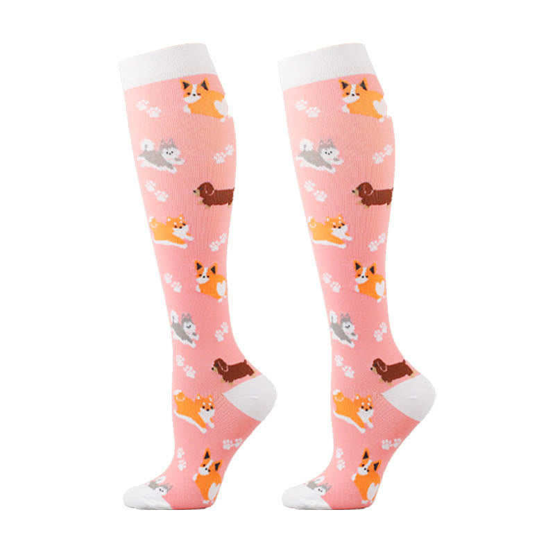 Plusock Cute Animals Compression Socks(5 Pairs) - image 9