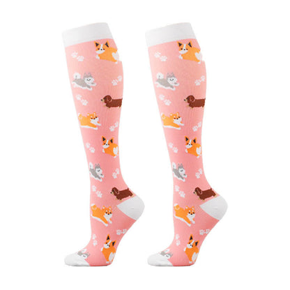 Plusock Cute Animals Compression Socks(5 Pairs) - image 9