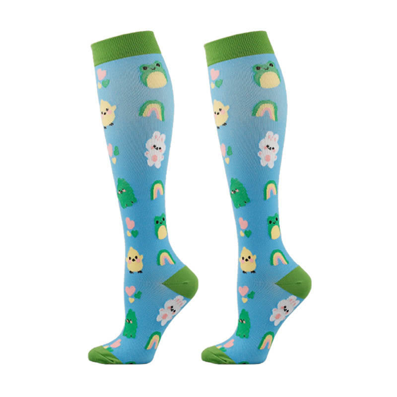 Plusock Cute Animals Compression Socks(5 Pairs) - image 11