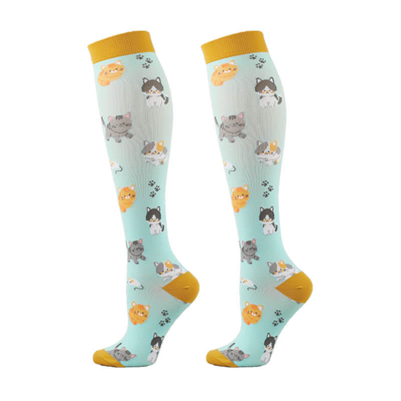Plusock Cute Animals Compression Socks(5 Pairs) - image 7