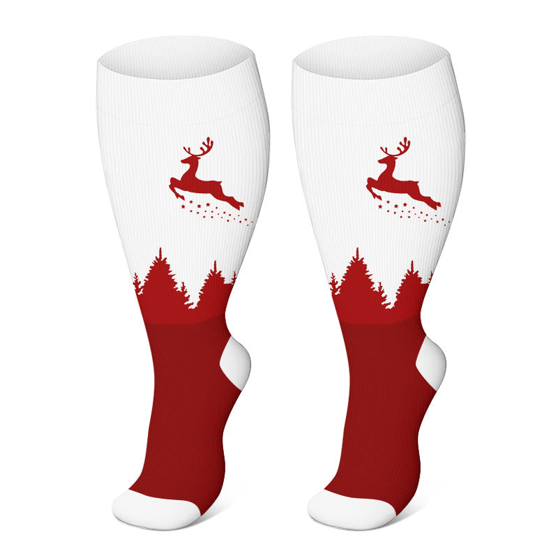 Plusock Plus Size Elk Compression Socks - image 0