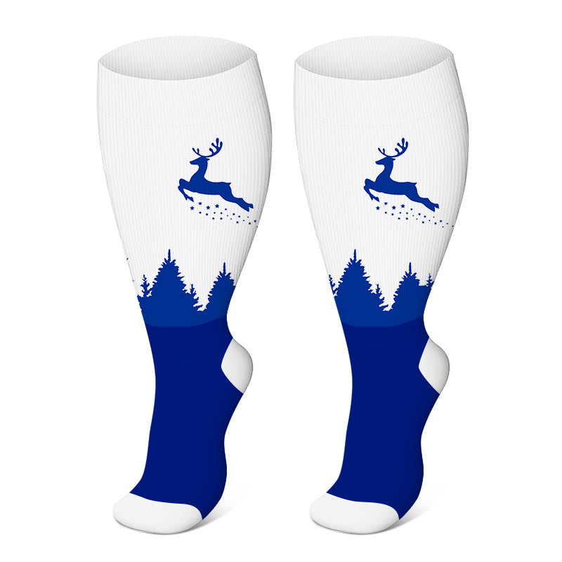 Plusock Plus Size Elk Compression Socks - image 1