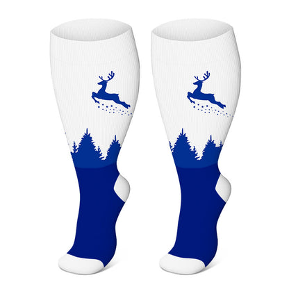 Plusock Plus Size Elk Compression Socks - image 1